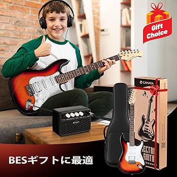 39インチ エレキギター 初心者セット 10Wアンプスピーカー 600Dオックス Amazon | CAHAYA エレキギター 初心者11点セット STタイプ 39インチ